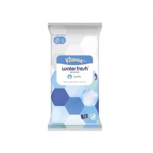 KLEENEX GENTLE WATER FRESH WIPES (pack of 12)