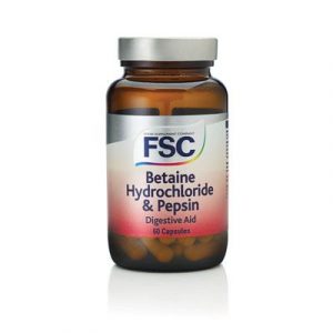 Betaine Hydrochloride & Pepsin Capsules