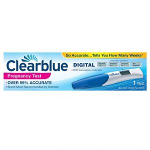 CLEARBLUE DIGITAL PREGNANCY TEST