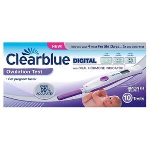 CLEARBLUE OVULATION DUAL HORMONE IND