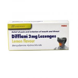 DIFFLAM 3MG LOZENGES (MULTIFLAVOURS)