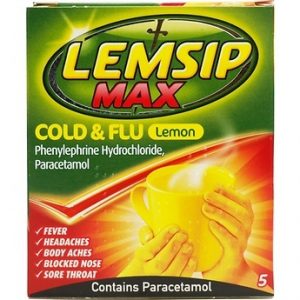 Lemsip Max Cold & Flu Lemon Sachets