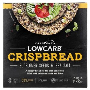 Low Carb® Crispbread - Sunflower & Sea salt