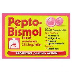 Pepto-Bismol Chewable Peppermint Tablets