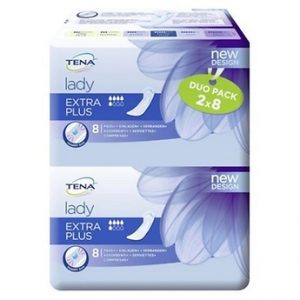 TENA EXTRA PLUS DISCREET DUO (2X8)