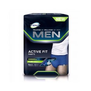 TENA MEN ACTIVE FIT PANTS LARGE