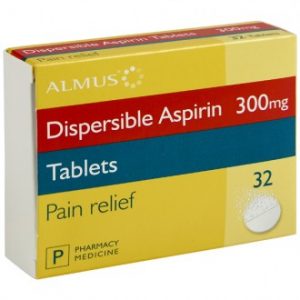 Aspirin Dispersible 300mg Tablets
