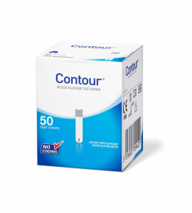 CONTOUR BLOOD GLUCOSE TEST STRIPS