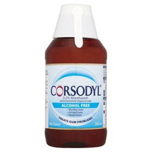 Corsodyl Alcohol Free Mouthwash (Pack of 300ml)