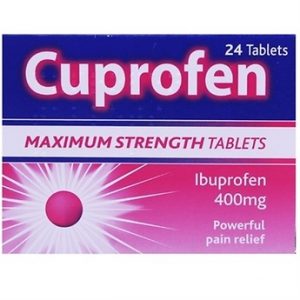 CUPROFEN MAXIMUM STRENGTH TAB 400MG (Pack Size 24-96)