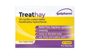 Treathay Tablets (OTC Fexofenadine) (Pack Size 10-30)