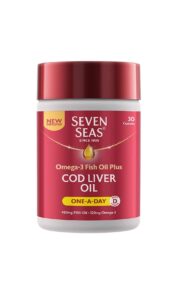 SEVEN SEAS COD LIVER Oil CAPSULES ONE A DAY
