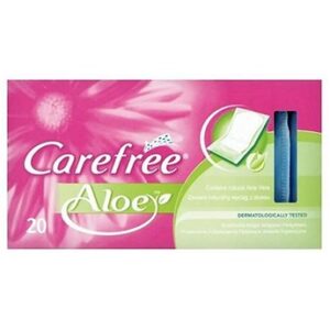 Carefree Breathable Pantyliners Aloe Vera