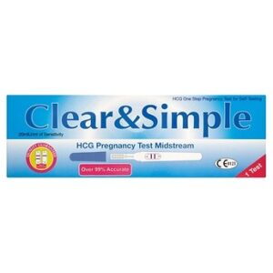 Clear & Simple Pregnancy Kit Midstream