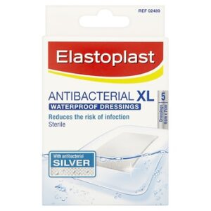 ELASTOPLAST ANTIBAC DRESSINGS XL W/P 6X7CM