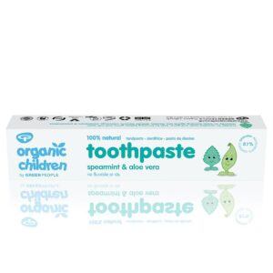 ORGANIC CHILDREN TOOTHPASTE - SPEARMINT & ALOE VERA