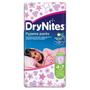 HUGGIES DRYNITES GIRL'S 4-7 YRS