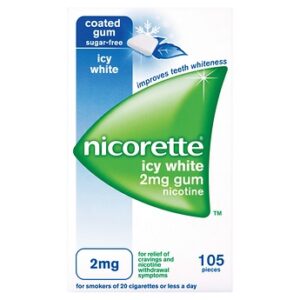 NICORETTE ICY WHITE GUM 2MG (PACK SIZE 30-210)