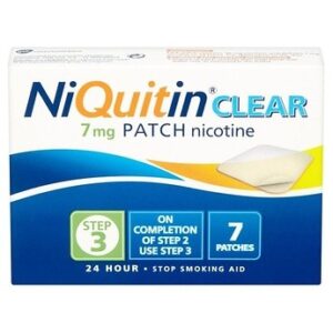 Niquitin Clear Patch Step 3 7mg