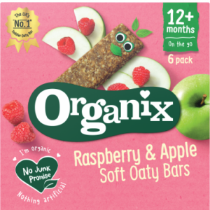 Organix Raspberry & Apple Soft Oaty Bars