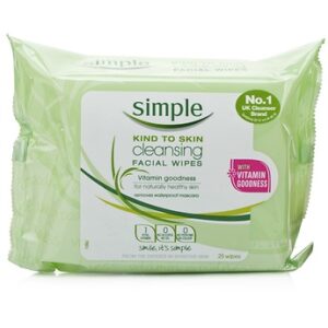Simple Face Cleansing Wipes Sens Skin