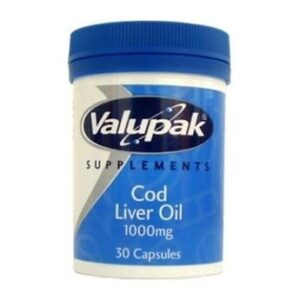 VALUPAK COD LIVER OIL 1000MG CAPS