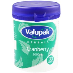 VALUPAK CRANBERRY 2000MG TABS