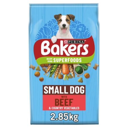 Bakers Small Dog Food Beef Vegetable 2.85Kg