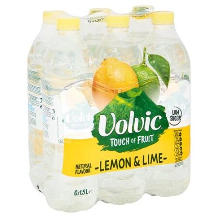 Volvic Tch Of Frt Lemon/Lime 1,5L, Case of 6