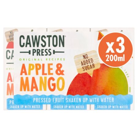 Cawston Press Apple Mango Fruit Water 3 x 200ml
