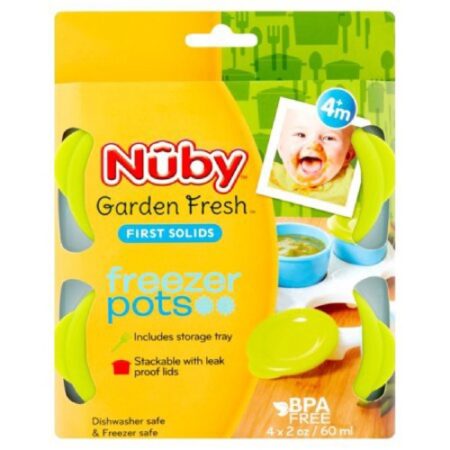 GARDEN FRESH SNACK POTS X 4