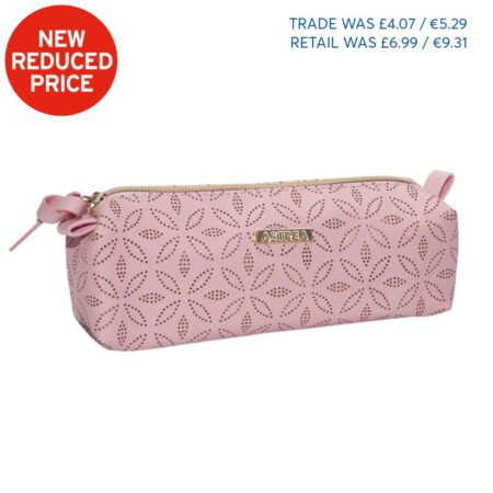 LA SAVINA PENCIL CASE COSMETIC BAG PINK