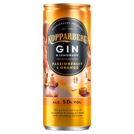 Kopparberg Passion Fruit Orange Gin Lemonade 250ml