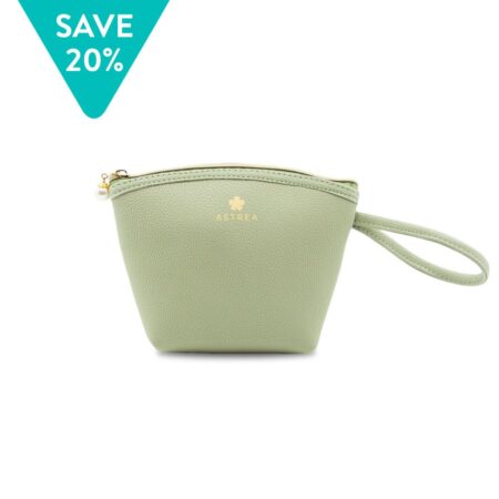 MAYFAIR SMALL ZIP TOP BAG GREEN