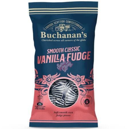 Buchanan’s Vanilla Fudge 130g – Case