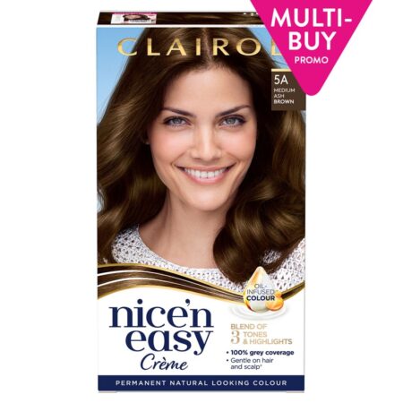 NICE N EASY MEDIUM ASH BROWN 5A