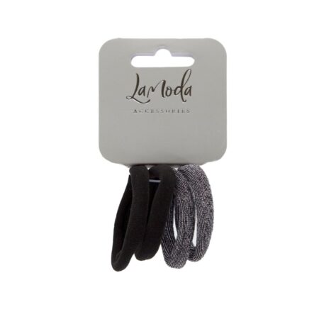 SHIMMER BLACK PONYTAILERS