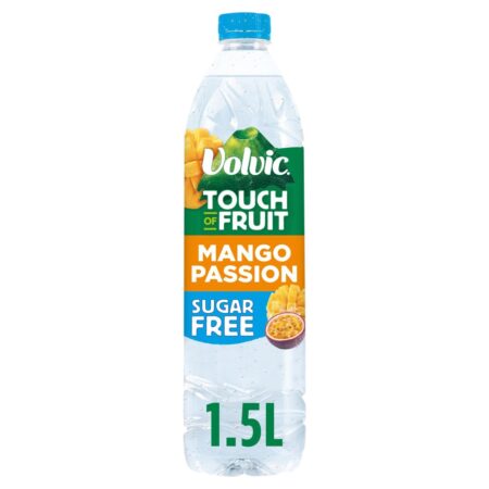 Volvic Touch Of Fruit Sugar Free Mango & Passion Fruit 1.5L