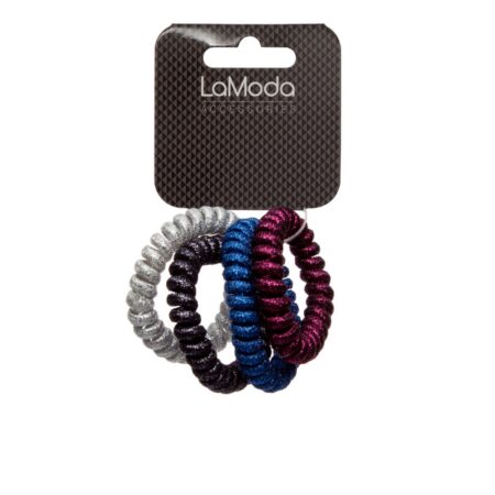 FASHION METALLIC SPIRAL PONYTAILERS