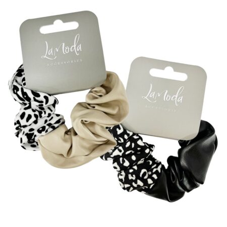 TWO TONE ANIMAL SCRUNCHIE