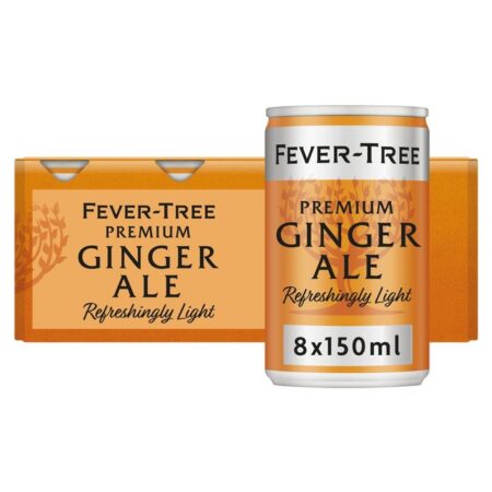 Fever – Tree Refreshingly Light Ginger Ale 8 X 150ml