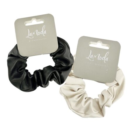 FAUX LEATHER SCRUNCHIE