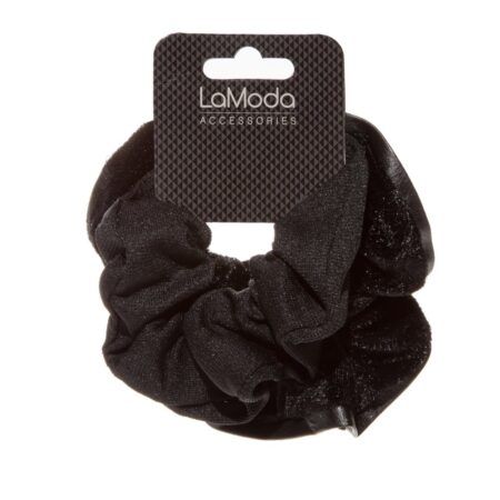 BLACK HAIR SCRUNCHIES 2 PC