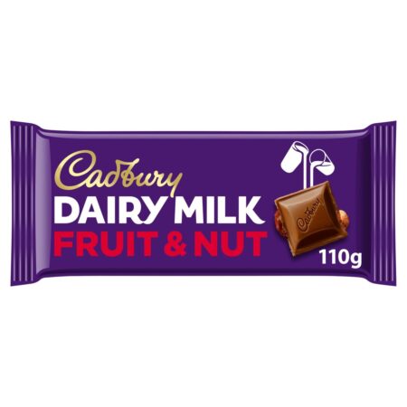 Cadbury Fruit & Nut Chocolate Bar 110g