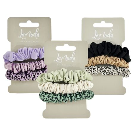ANIMAL SKINNY SCRUNCHIES 3PCS