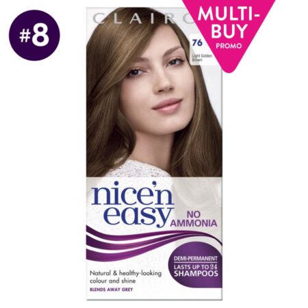 NICE N EASYLASTING NEW LGT GOLDEN BRN 76
