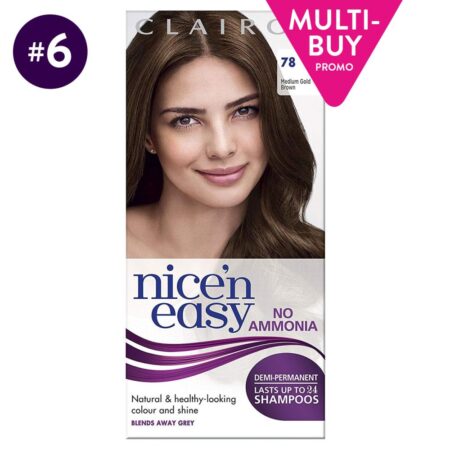 NICE N EASYLASTING NEW MED GOLDEN BRN 78
