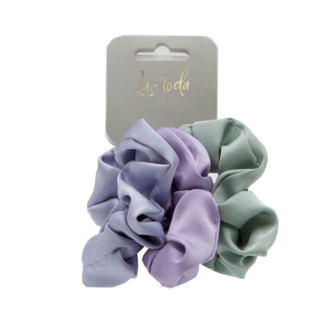 SATIN SCRUNCHIE SET