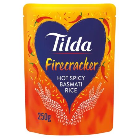 Tilda Steamed Basmati Rice Firecracker 250g