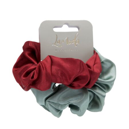 SATIN SCRUNCHIES 2PCS